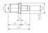 Immagine di Diamond Indenter Rockwell ASTM E-18