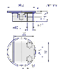 Immagine di Fondello piatto  per comparatori ID-C e ID-F