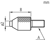 Immagine di Punta tastatrice speciale in metallo duro  Ø 10 mm