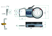 Immagine di Dial Caliper Gauge 0-2.0"