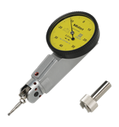 Immagine di Comparatore a leva con testa ruotabile di 360°Sistema di movimentazione centrale e bidirezionale, per l'inversione automaticadella direzione di misura.Ghiera ruotabile per un facile azzeramento.Cuscinetti montati su rubini, ingranaggi e pignoni costruiti con estrema accuratezza,garantiscono movimenti fluidi, silenziosi e misurazioni rapide e precise.