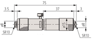 Immagine di Micrometro  tubolare per interni, in esecuzione fissa  3" - 4"