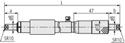 Immagine di Micrometro  tubolare per interni, in esecuzione fissa  9" - 10"