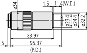 Immagine di LCD Plan Apo NUV 100X (t1,1)