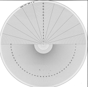 Immagine di Overlay, radius, protractor.