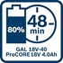 Immagine di 1 batterie ProCORE18V 4.0Ah + caricabatteria GAL 18V-40