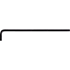 Immagine di Chiave maschio esagonale piegata a testa sferica, extra lunga, in pollici