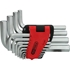 Immagine di Serie di chiavi maschio esagonali piegate in supporto a clip,14pz.1,5-19mm
