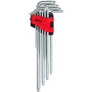 Immagine di Serie chiavi maschio Torx piegate con foro, XL, 10 pzTB8-TB50