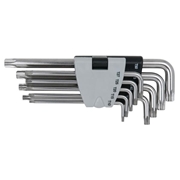 Immagine di Serie di chiavi maschio piegate tx con foro, in acciaio inossidabile. 9 pz