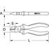 Immagine di Tronchese a tagliente laterale diagonale VDE ERGO,160mm