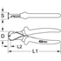 Immagine di Tronchese a tagliente frontale 1000V,160mm