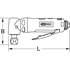 Immagine di Mini-smerigliatrice angolare pneumatica SlimPOWER, 19.000 giri/min