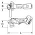 Immagine di Smerigliatrice angolare a batteria