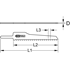 Immagine di Lama ondulata per sega a gattuccio, L=150mm,4,2mm,cf.da 5