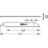 Immagine di Lama p.sega a gattuccio,L=230mm,8,5mm,cf.da 5