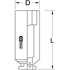 Immagine di Chiave per testate cilindri 1/2", 10 mm
