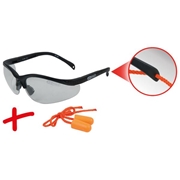Immagine di Occhiali di protezione - trasparenti con inserti auricolari