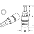 Immagine di Bussola 3/8" per viti a esagono incassato, sulla pinza del freno, 7 mm - 911.3928
