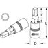 Immagine di Bussola 1/2" per viti a esagono incassato, sulla pinza del freno, 11 mm