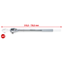 Immagine di 3/4" Leva a cricco telescopica CHROME