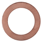 Immagine di Anello di tenuta in rame, Ø esterno 33 mm, Ø interno 22 mm, confezione da 10