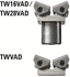 Immagine di Testa di serraggio per banco Vario TWVAD (confezione: 2 pezzi)